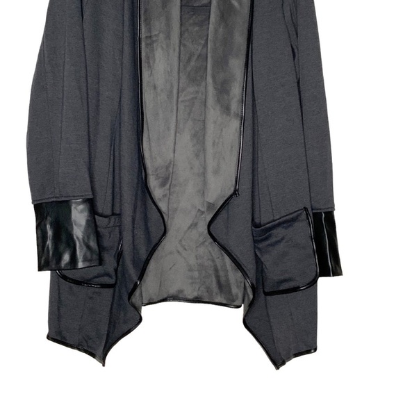 MOTHERHOOD Maternity dark grey open front cardigan. Size L - Picture 6 of 10